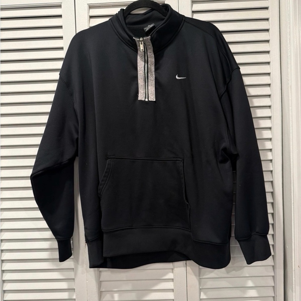 Nike Black Quarter-Zip SweatshirT XL